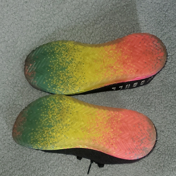 NOBULL Kids Black Sneakers with Colorful Sole - Picture 7 of 11